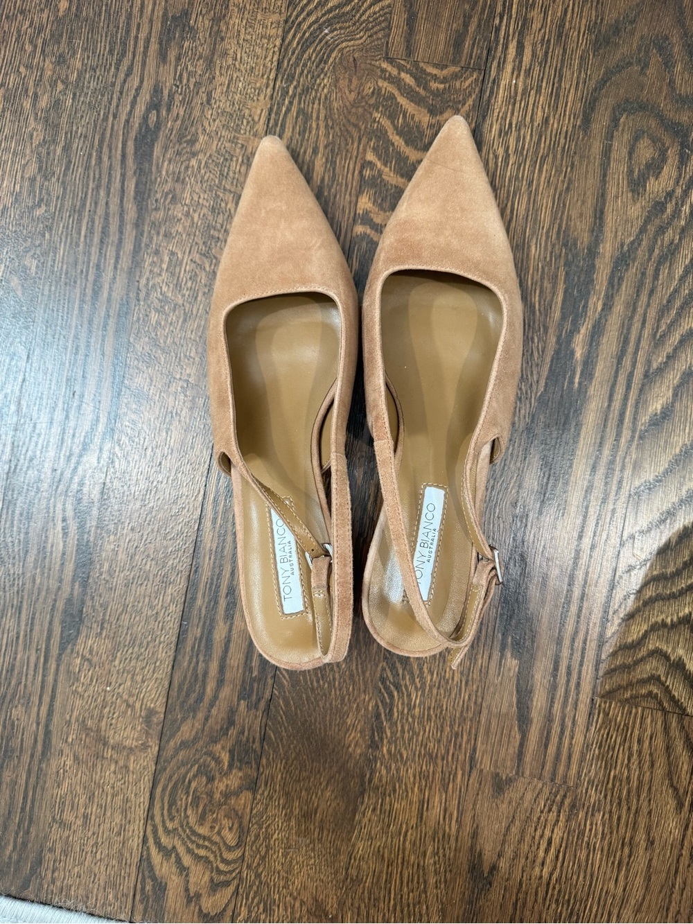 Crush Slingback Pump in Taupe Suede
Tony Bianco
